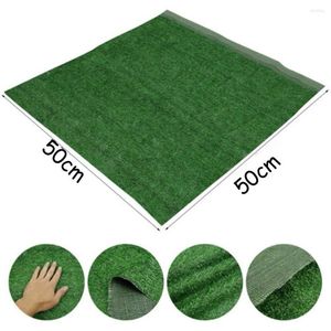 Fleurs décoratives tapis de gazon artificiel vert faux jardin synthétique paysage pelouse tapis gazon