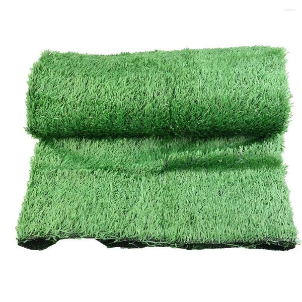 Fleurs décoratives Tapis artificiel Green Fake Synthetic Garden Landscape Layscape Mat Turf Decoration 200 200m Supplies