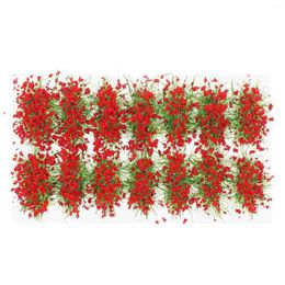 Fleurs décoratives gazon artificiel Miniature ornement fleurs bricolage grappe plante décor Simulation grappes sable Table parure jointe