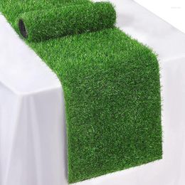 Decoratieve bloemen kunstmatige gras tafet tapijt loper realistisch natuurlijk groen landschapsarchitectuur huis woonkamer muur festival bruiloft