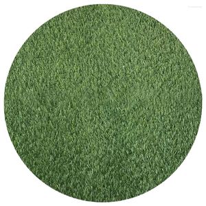 Flores decorativas de césped artificial Téscal/alfombra de área al aire libre: alfombra sintética suave para mascotas y jardines (23.58 pulgadas)