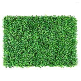 Flores Decorativas Plantas Verdes Artificiais Grama Relva Faux Interior Boxwood Wall Gramados Pano de Fundo Plástico Falso Jardim