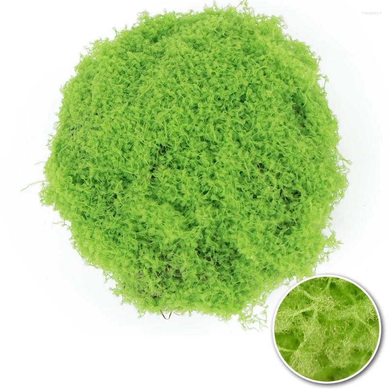 装飾的な花人工緑の植物苔草偽の永遠の命のミニランドスケープクラフトガーデンエルホームデコレーションストローマットレス