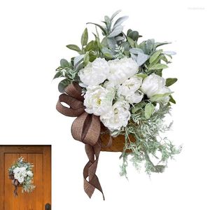 Decoratieve bloemen Kunstmatige hangende mand slingers zijden muur huistuin bruiloft feestje diy nep krans bladeren decoraties