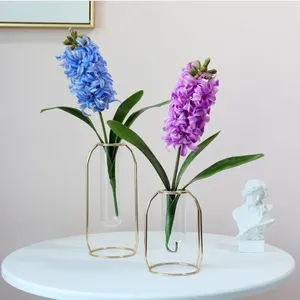 Decoratieve bloemen Kunstmatige hyacintplanten Simulatie Hyacinthus Neptakken Orientalis Real Touch Romantisch Warm Home Decoraties