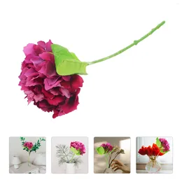 Dekorative Blumen, künstliche Hortensien, fühlen sich echt an, Blumenarrangements, Tischdekoration