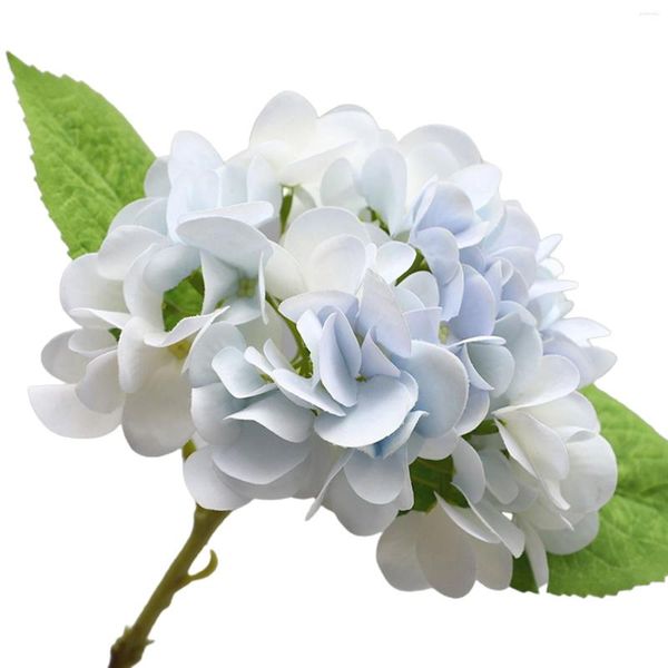 Fleurs décoratives Hortensia artificiel Natural Real Touch for Home Party Outdoor Wedding Bridal Bouquet Fake Flower Decor Christmas