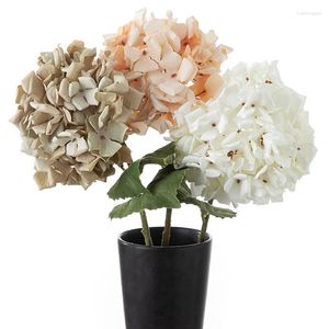 Fleurs décoratives hortensia artificielles, Branches au toucher réel, Bouquet de mariage, Arrangement floral, décor de jardin