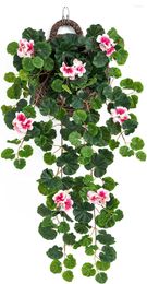 Decoratieve bloemen kunstmatige klimop wijnstokken begonnen bladplanten w3.2ft nephangende groene plant voor thuiskamer tuin bruiloft wanddecor (nee
