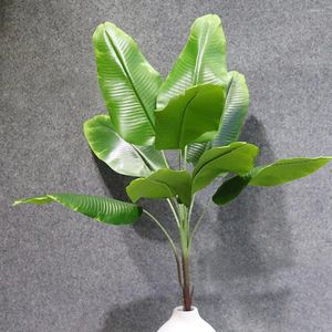 Fleurs décoratives feuilles artificielles plante en pot Simulation aménagement paysager maison mariage décoration fausse feuille de bananier plantes décor