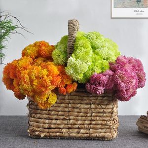 Decoratieve bloemen Kunstmatige mini fruitbloemtak Bouquet herfstdecoratie nep planten po rekwisieten thuis bruiloft kerstdecor