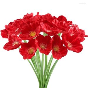 Fleurs décoratives Artificielle Mini Real Touch PU Py Latex Maïs Parti Soie Faux Pour Mariage Bouquet De Mariée Ho