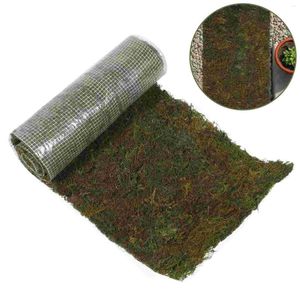 Fleurs décoratives mousse artificielle pelouse herbe Micro paysage décoration réaliste gazon faux tampon scène