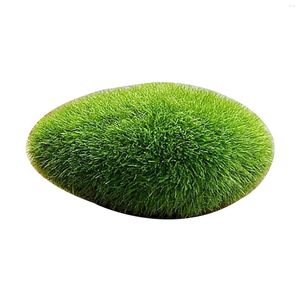 Decoratieve bloemen kunstmatige mos rotsstenen bryophytes ballen mini faux voor huis miniatuur tuin speciale evenementen vazen ​​decor