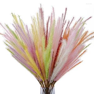 Fleurs décoratives artificielles Pampas Grass Mariage Home Decoration Foxtail Flores Artificialles Garden Outdoor Fake