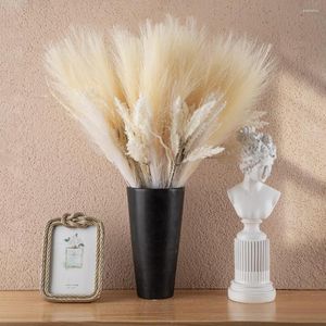 Fleurs décoratives Artificielle Herbe De Pampa Grand Grand Bouquet Moelleux Fête De Mariage Décoration De La Maison Plante Simulation DIY Fleur Reed Boho