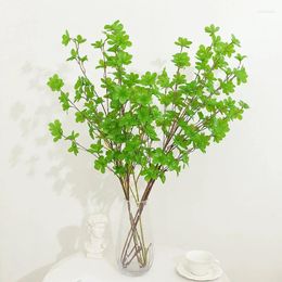 Fleurs décoratives plante artificielle faux verdure de sol en pot à suspension en pot à cheval ivre de salon en bois ivre décoration intérieure
