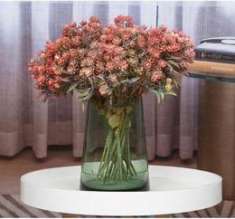 Decoratieve bloemen kunstmatige plant bloem simulatie plastic rozen brunch woning decoratie bruiloft mariage el kamer tafel interieur decor