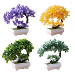 Decoratieve bloemen kunstmatige planten simulatie kantoor decor nep potten bonsai boom bureau ornament Bouquet trouwstadium feest tuinhuis huis