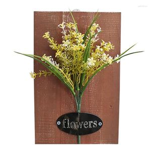 Fleurs décoratives, plante artificielle, ornement mural suspendu pour la maison