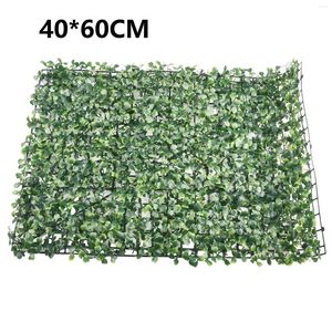 Fleurs décoratives murs de plante artificielle feuillage haies haies tapis verdure panneaux clôture 40x60 cm