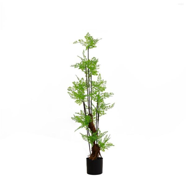 Arbre artificiel de bonsaï de fougère de vente en gros de fleurs décoratives pour la décoration à la maison