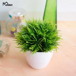 Decoratieve bloemen Kunstmatige planten ingemaakte set 32-kop Phoenix Simulation Plant Ball Grass Fake Flower Home Living Room Decoraties