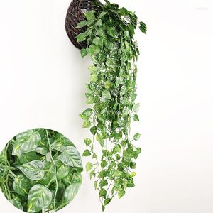Fleurs décoratives plantes artificielles 2 pièces 90 cm bureau plante mur décor suspendu faux maison décoration vert lierre