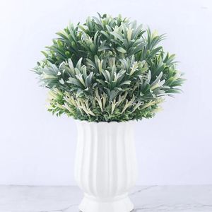 Decoratieve bloemen kunstmatige planten 35 cm mini plastic klein water nepbladeren groene decoratie home tuin officier