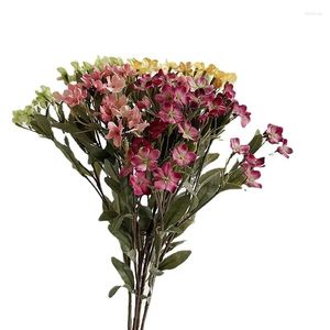 Fleurs décoratives, plantes artificielles, magnifiques œillets, 8 couleurs, décoration de jardin de maison