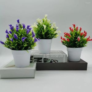 Decoratieve bloemen, kunstplanten, bonsai, binnen of buiten, imitatie en milieuvriendelijk paars