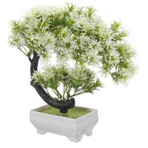 Decoratieve bloemen kunstmatige planten voor woningdecor binnen levensechte plastic boom nep faux pot tafelblad potten