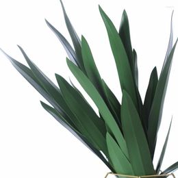 Decoratieve bloemen kunstmatige planten gladiolus bladeren orchidee stengel huis gras nep plant greens planta kamer decor