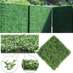 Fleurs décoratives Plantes Artificielles Vert Mur Panneau Pelouse Tapis Aménagement Paysager Décor Pour La Maison En Plein Air De Mariage Toile De Fond Gazon Herbe # g3