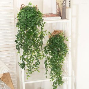 Fleurs décoratives Plantes Artificielles Vert En Plastique Tenture Vignes Scène De Mariage Arches Maison Décoration Extérieure Fournitures Jardin Ivy Faux