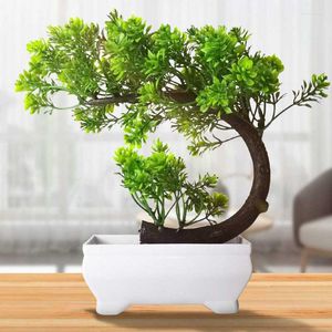 Fleurs d￩coratives plantes artificielles d￩cor de maison bononsa￯ petit arbre pot faux plante ornements en pot.