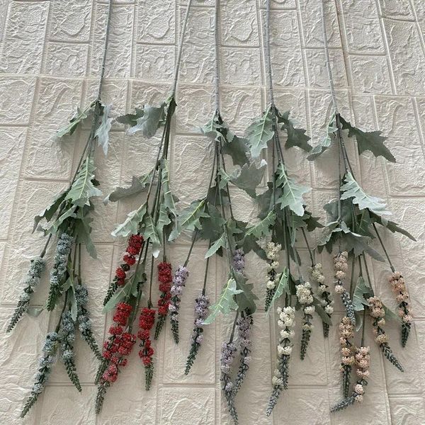 Flores Decorativas Plantas Artificiales En Pampas Prairie Home Garden Decorar
