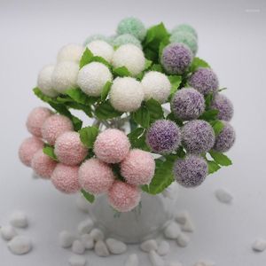 Fleurs décoratives plantes artificielles amour et feuille de céleri maison jardin décorer