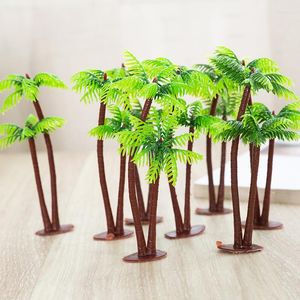 Decoratieve bloemen kunstmatige planten mini kokosnoot tropische stijl palmboom huistuin decoreren