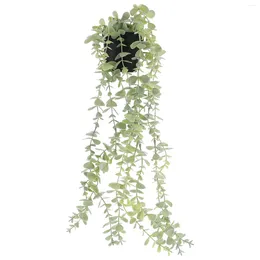 Fleurs décoratives plante artificielle fausse pendante décor eucalyptus fausse parure en plastique décoration suspendue plantes maison