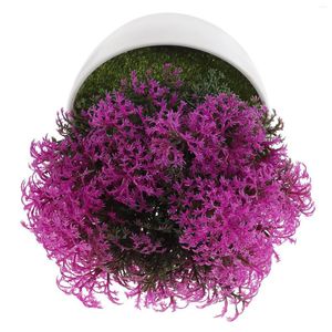Fleurs décoratives plante artificielle en pot bonsaï arbre fleur faux petit décor en plastique pour plantes de décoration
