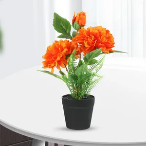 Fleurs décoratives plante artificielle en Pot, Faux bonsaï, pivoine de bureau, décor en Pot