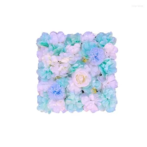 Fleurs décoratives Panneaux muraux de fleur de rose artificiels Hydragea Peony Flores pour le mariage Baby Shower Fond Decoration Home Decoration