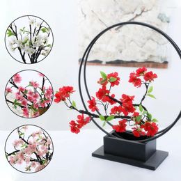 Fleurs décoratives en soie artificielle Blossoms Cherry Fake Fake Wedding Scene Garlands Decoration Home Desktop Flower Arrangement