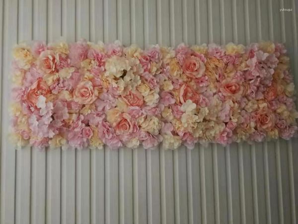Roses artificielles en soie, fleurs décoratives, pour tenture murale, tapis de mariage, hortensia de noël, décoration d'arrière-plan