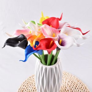 Decoratieve bloemen kunstmatige simulatie calla lely real touch lelies boeket nepbloem voor woonkamer huisdecoratie