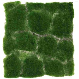 Fleurs décoratives artificielles petit gazon vert Simulation micropaysage tapis d'herbe bricolage en plastique tapis de pelouse ornement