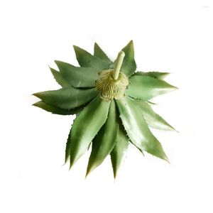 Fleurs décoratives plantes succulentes artificielles en plastique grand Faux aloès plantes non en pot jardin ananas feuille Arrangement décor pour accessoires
