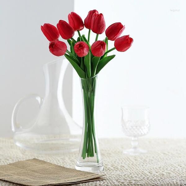 Flores decorativas artificiales que cuelgan repollo sintético al aire libre PU sensación de simulación flor decoración del hogar piezas boda