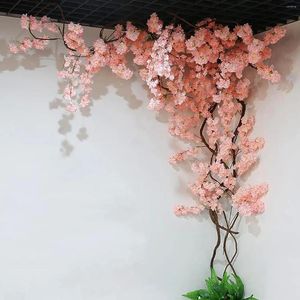 Decoratieve bloemen kunstmatige bomen indoor Japanse kersen bloesem boom nep decoratie voor bruiloft outdoor party